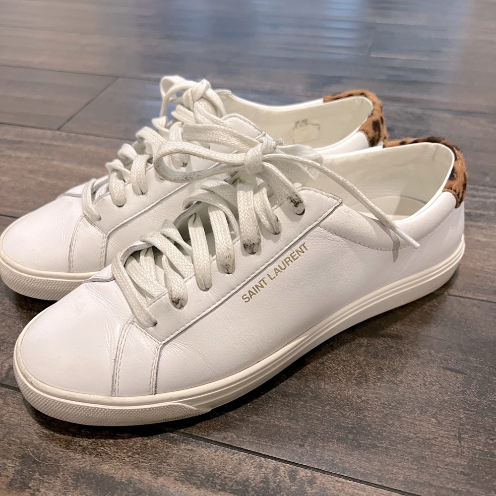 Saint Laurent Andy Leather Sneaker